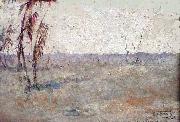 Antonio Parreiras Stricken land oil painting